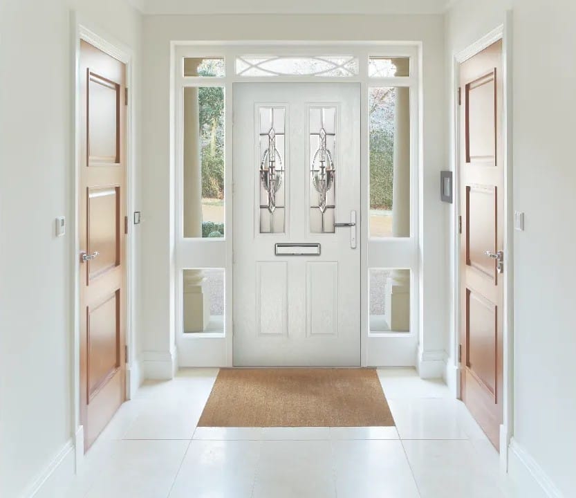 white Composite door
