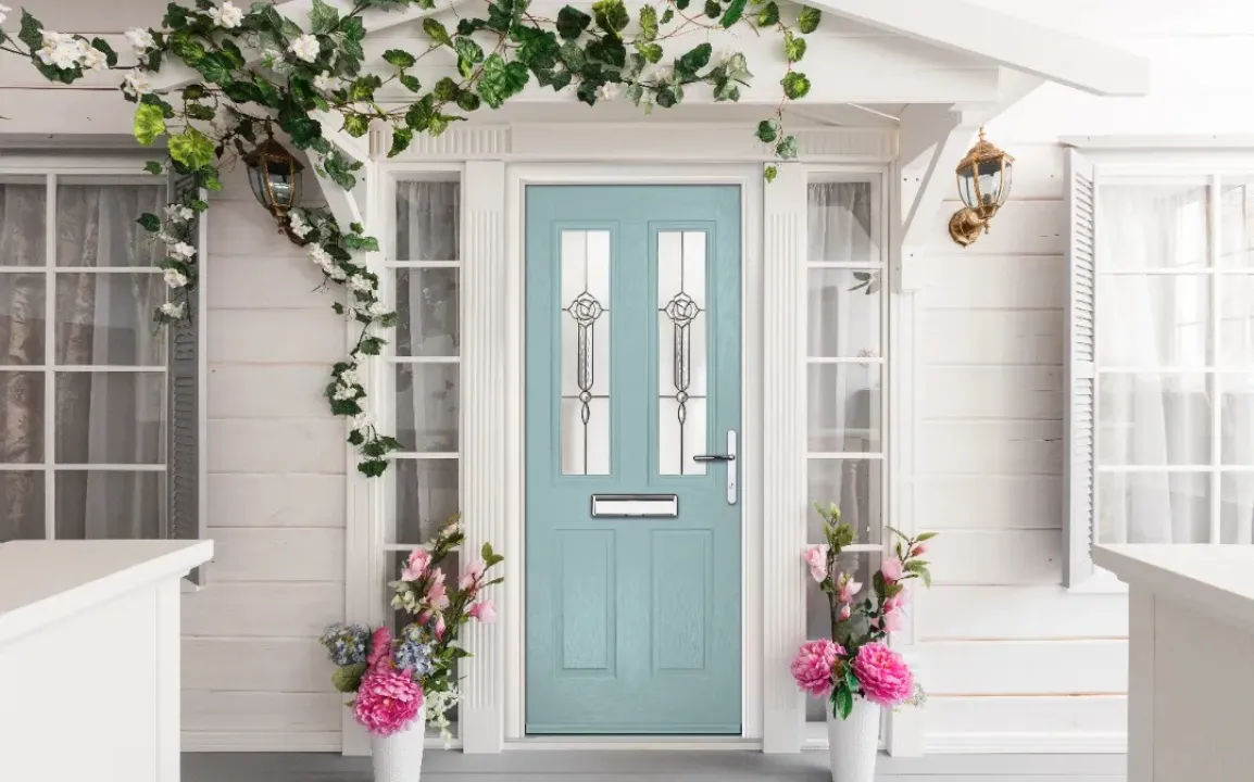 aqua composite door