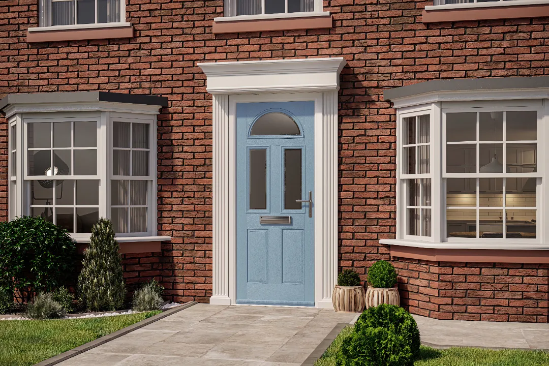 doorco blue entrance door