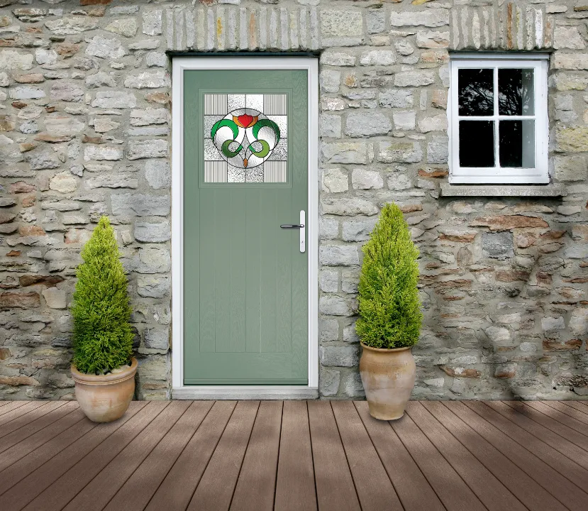 doorco green entrance door