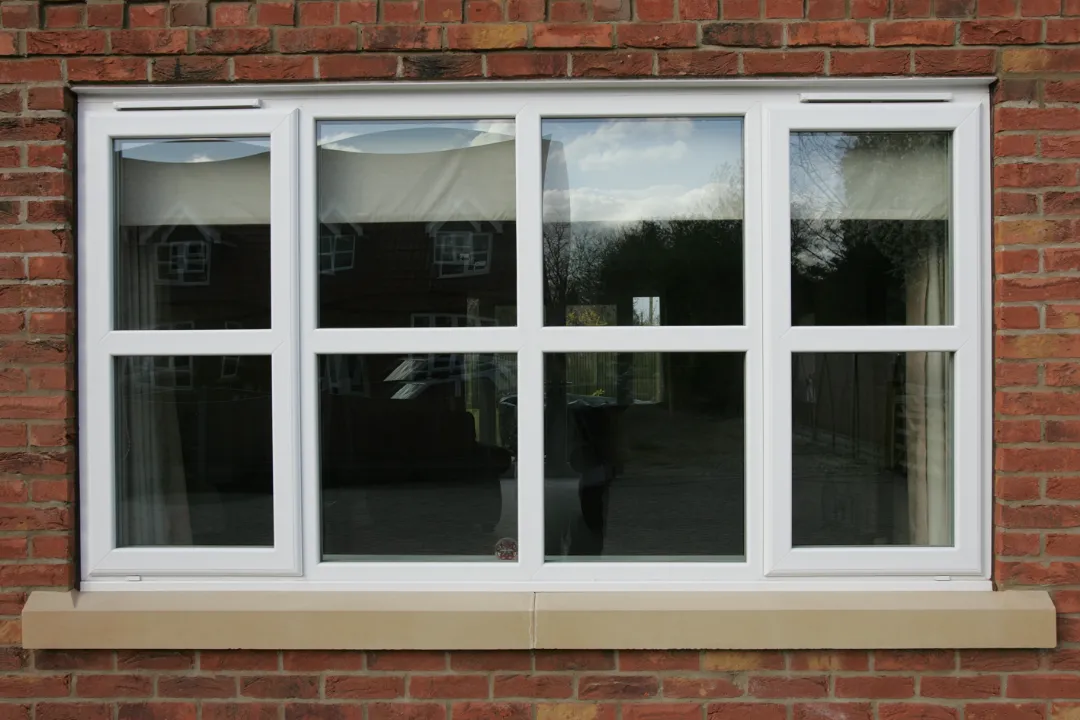 eurocell white framed casement window