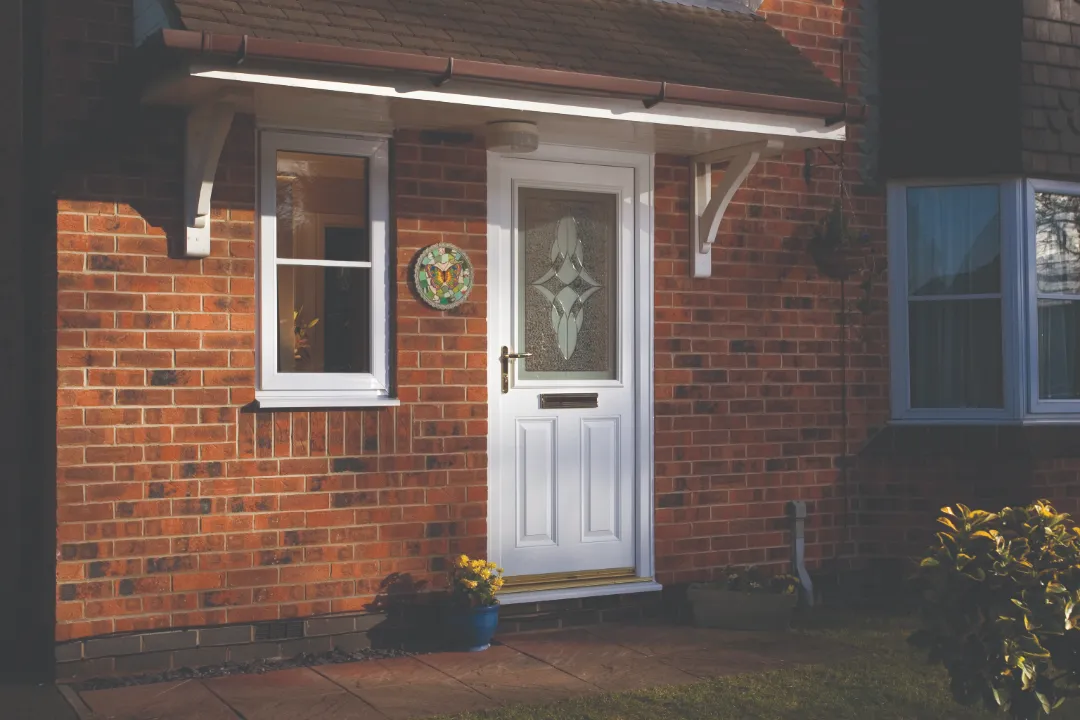 eurocell white entrance door