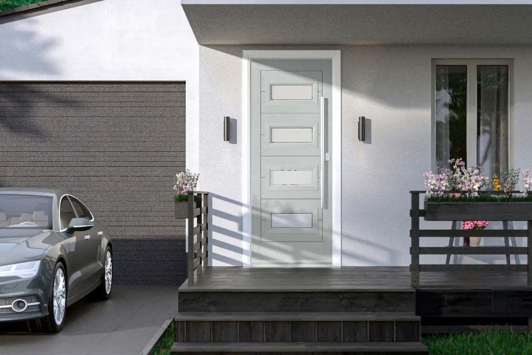 grey composite door