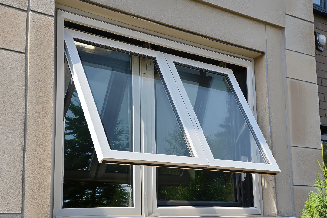 white aluminium window