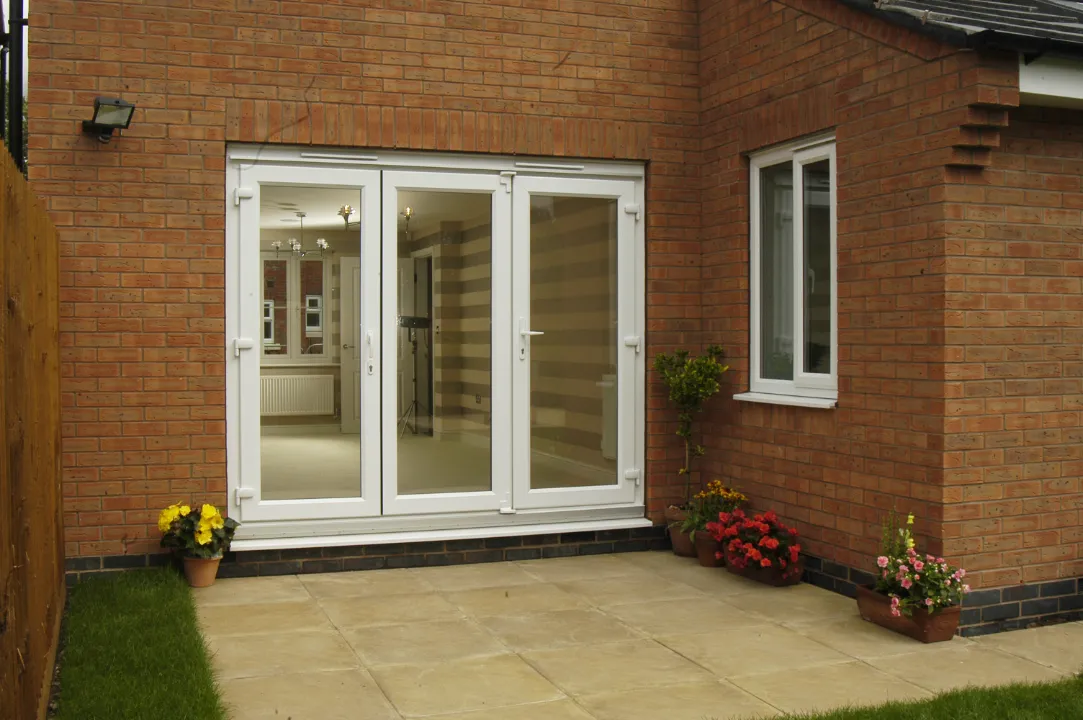 white eurocell BiFold Doors